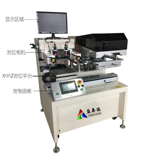 CCD視覺對位系統(tǒng)+絲印機=CCD自動對位網(wǎng)刷絲印-機器視覺_視覺檢測設(shè)備_3D視覺_缺陷檢測