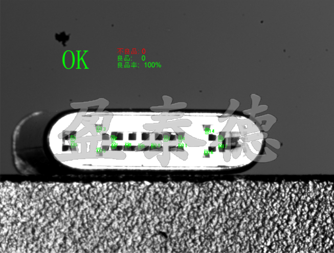 CCD視覺檢測(cè)系統(tǒng)，TYPE-C彈高共面度檢測(cè)-機(jī)器視覺_視覺檢測(cè)設(shè)備_3D視覺_缺陷檢測(cè)