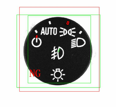 汽車絲印按鍵表面外觀缺陷檢測系統(tǒng)-機器視覺_視覺檢測設(shè)備_3D視覺_缺陷檢測