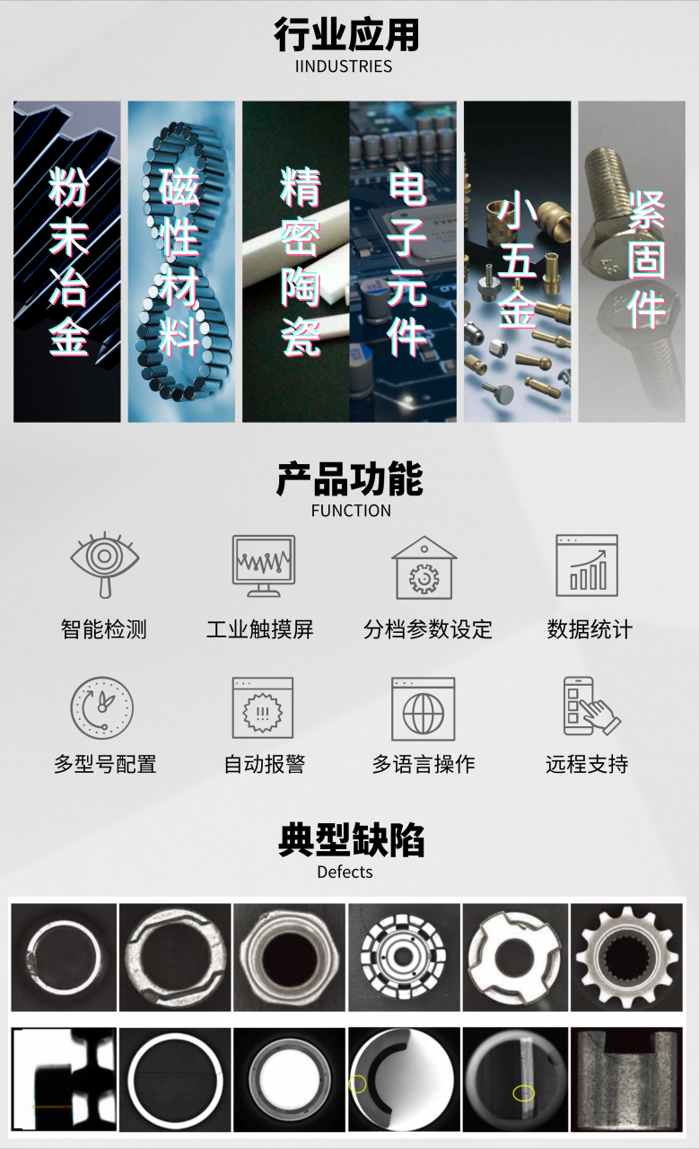 汽車零部件外觀缺陷自動視覺檢測設(shè)備-機器視覺_視覺檢測設(shè)備_3D視覺_缺陷檢測