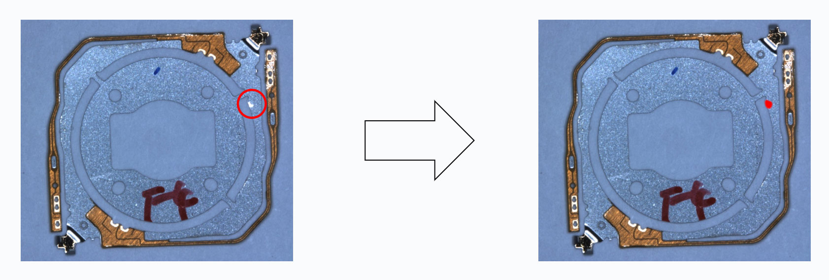 攝像頭零部件成型外觀瑕疵檢測(cè)方案-機(jī)器視覺_視覺檢測(cè)設(shè)備_3D視覺_缺陷檢測(cè)