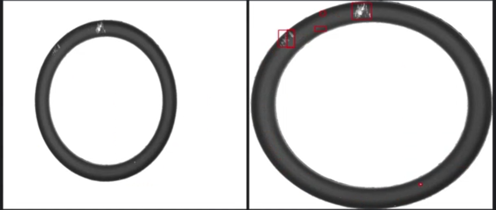 橡膠圈密封圈外觀缺陷視覺檢測-機器視覺_視覺檢測設(shè)備_3D視覺_缺陷檢測