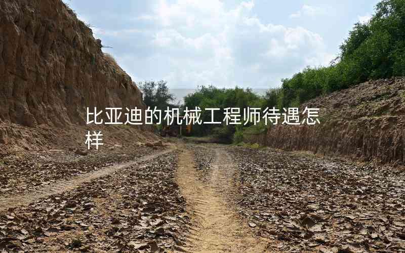 比亞迪的機械工程師待遇怎樣