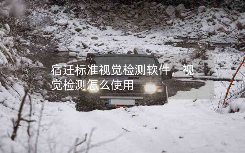 宿遷標準視覺檢測軟件，視覺檢測怎么使用