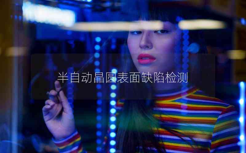 半自動晶圓表面缺陷檢測