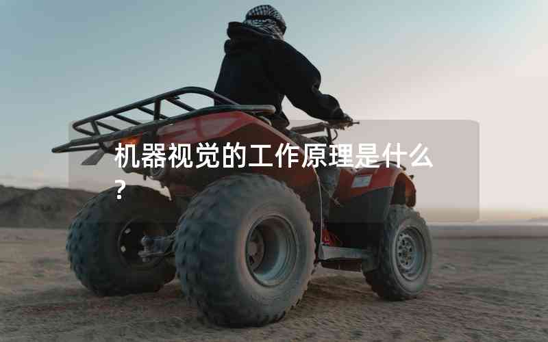 機(jī)器視覺(jué)的工作原理是什么?