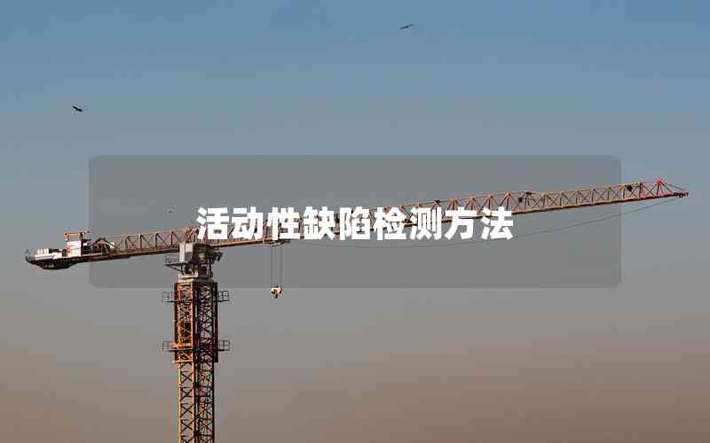 活動性缺陷檢測方法