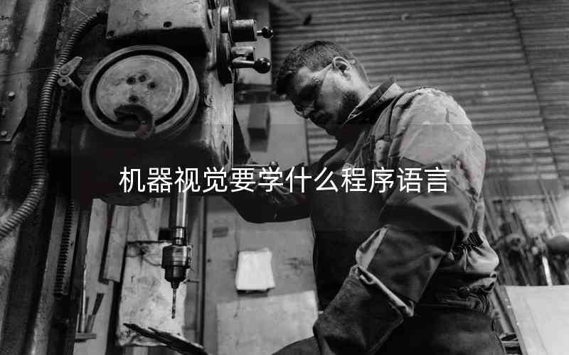 機器視覺要學什么程序語言