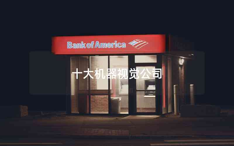 十大機器視覺公司