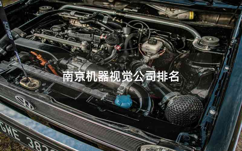 南京機器視覺公司排名
