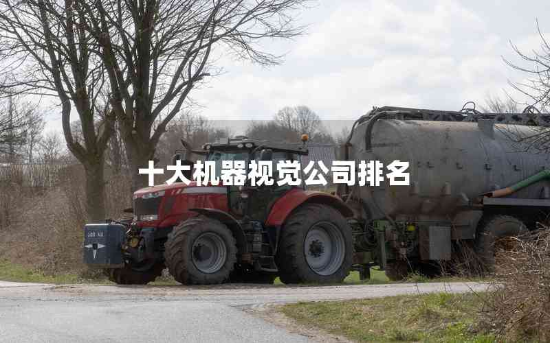 十大機器視覺公司排名