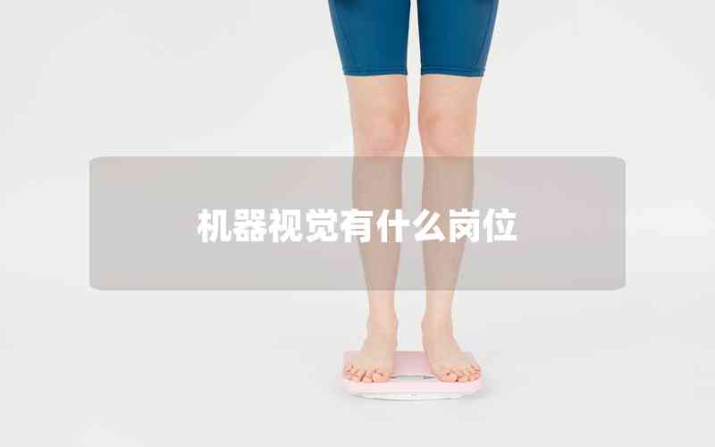 機(jī)器視覺有什么崗位