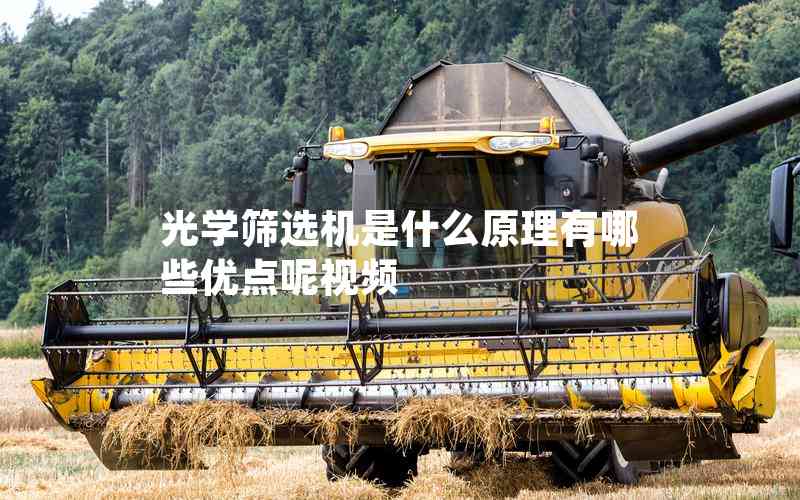 光學(xué)篩選機(jī)是什么原理有哪些優(yōu)點(diǎn)呢視頻