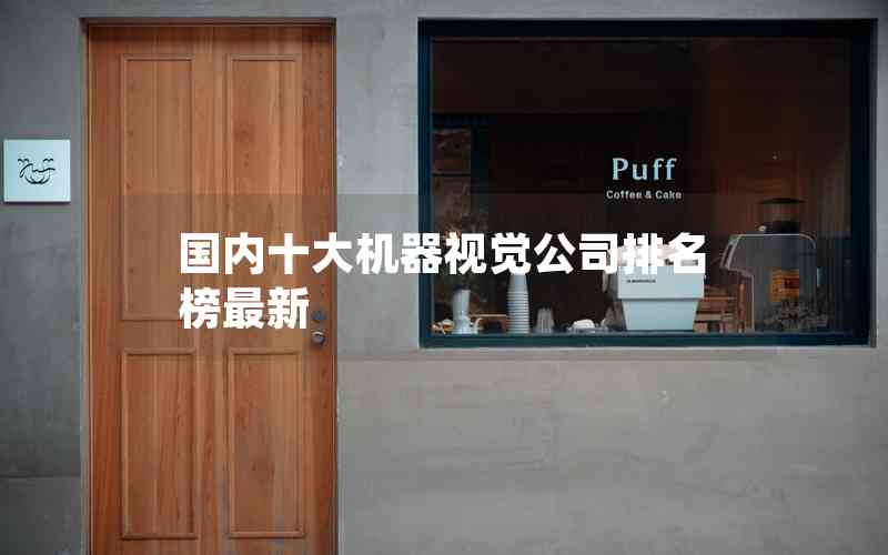 國內(nèi)十大機器視覺公司排名榜最新