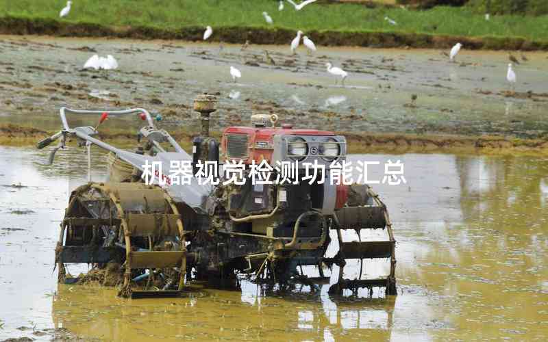 機(jī)器視覺(jué)檢測(cè)功能匯總