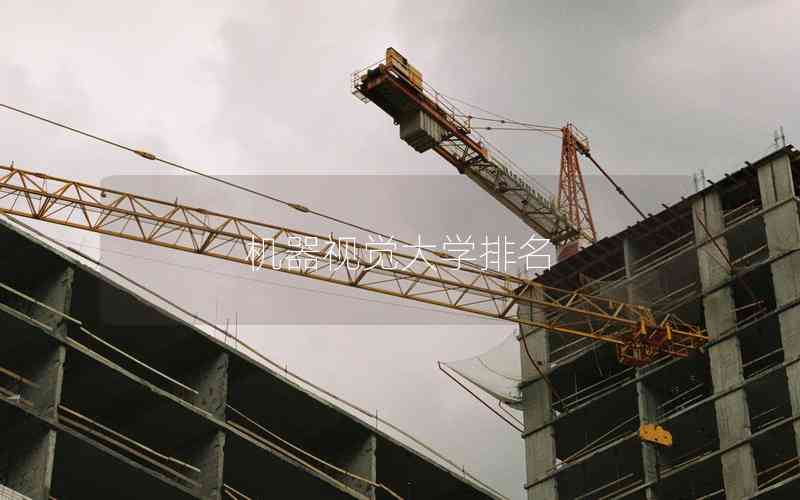 機(jī)器視覺(jué)大學(xué)排名
