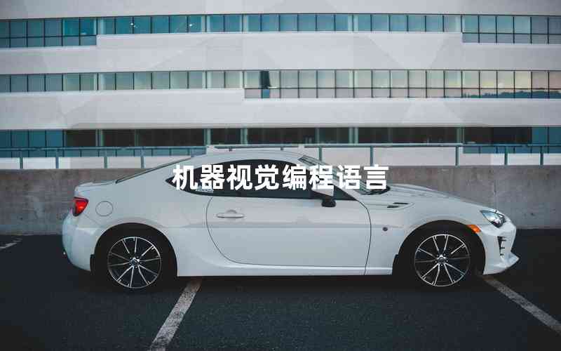 機(jī)器視覺編程語言