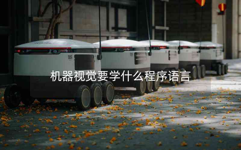 機(jī)器視覺要學(xué)什么程序語言