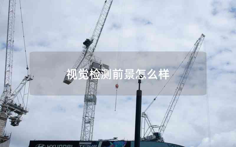 視覺檢測前景怎么樣