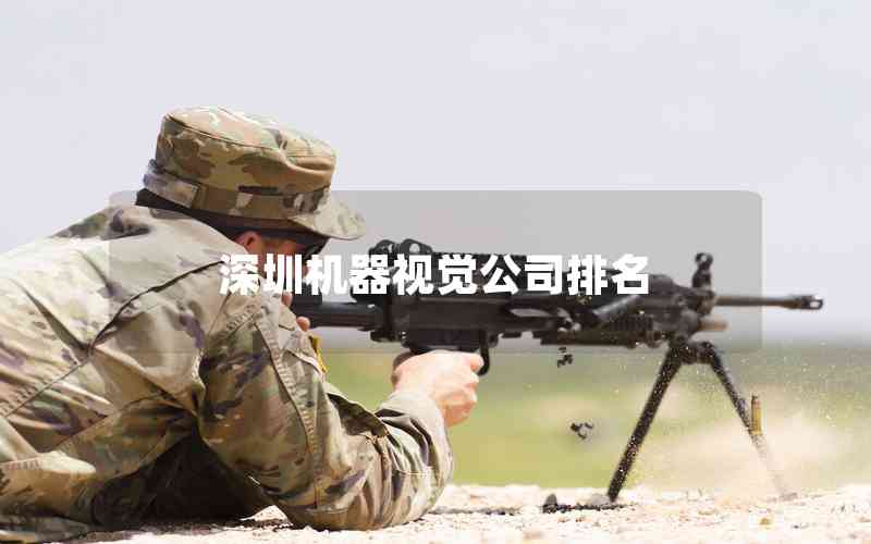 深圳機(jī)器視覺公司排名