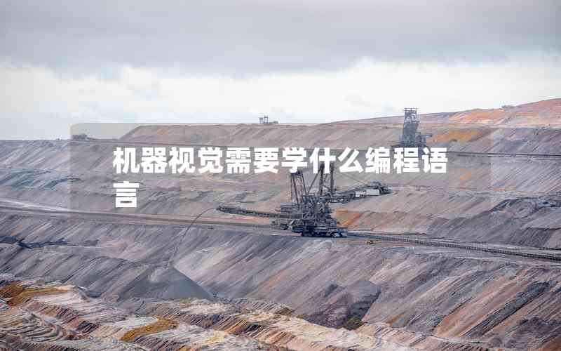 機(jī)器視覺需要學(xué)什么編程語言