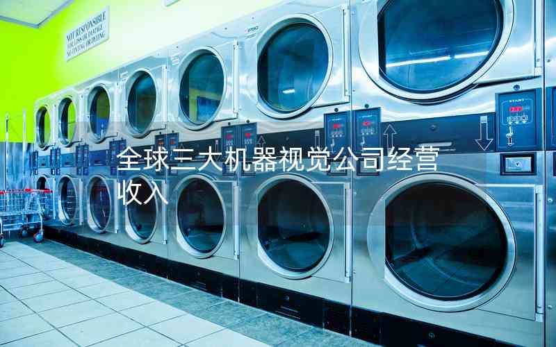 全球三大機器視覺公司經營收入