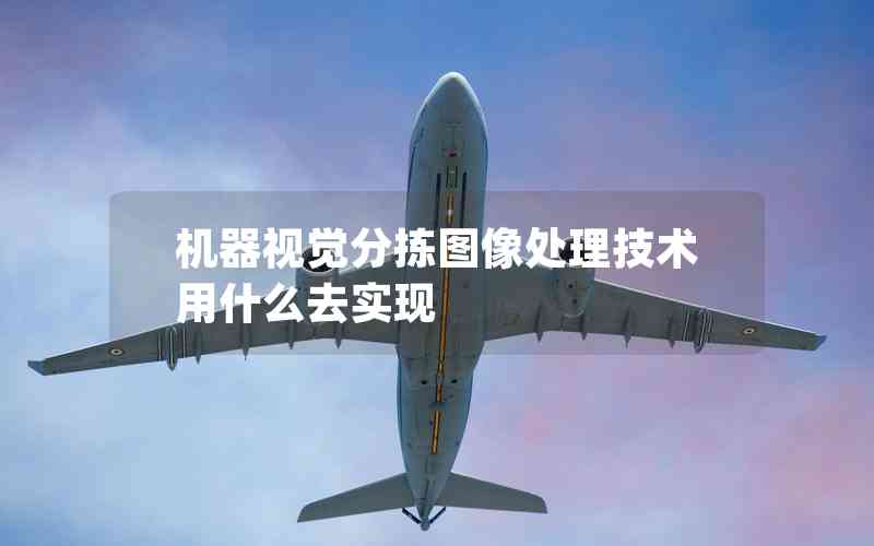 機(jī)器視覺分揀圖像處理技術(shù)用什么去實(shí)現(xiàn)