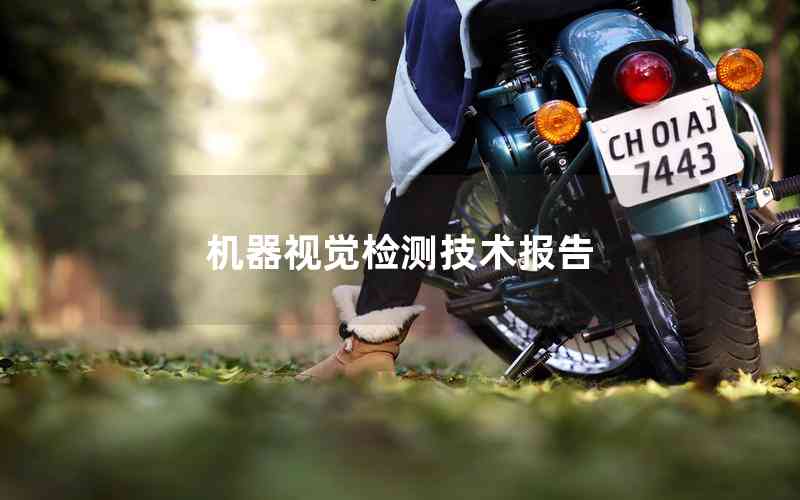 機器視覺檢測技術報告