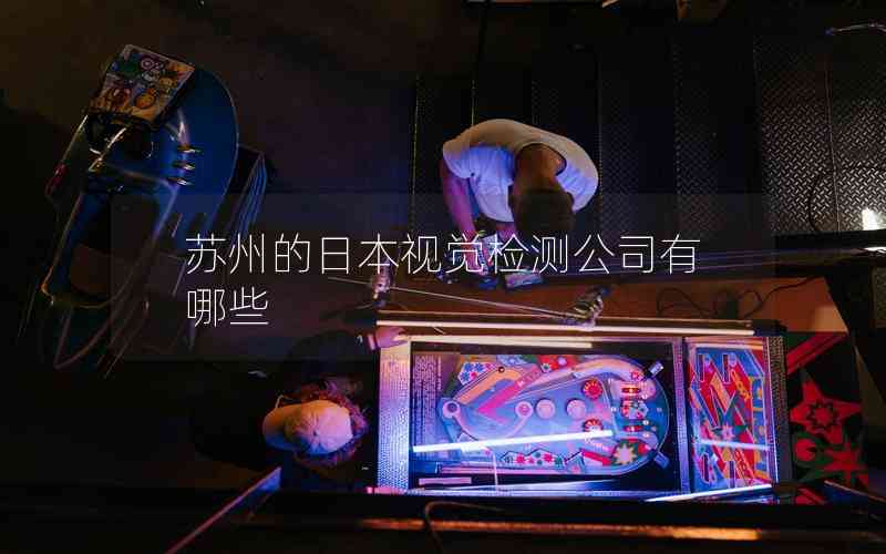 蘇州的日本視覺檢測公司有哪些