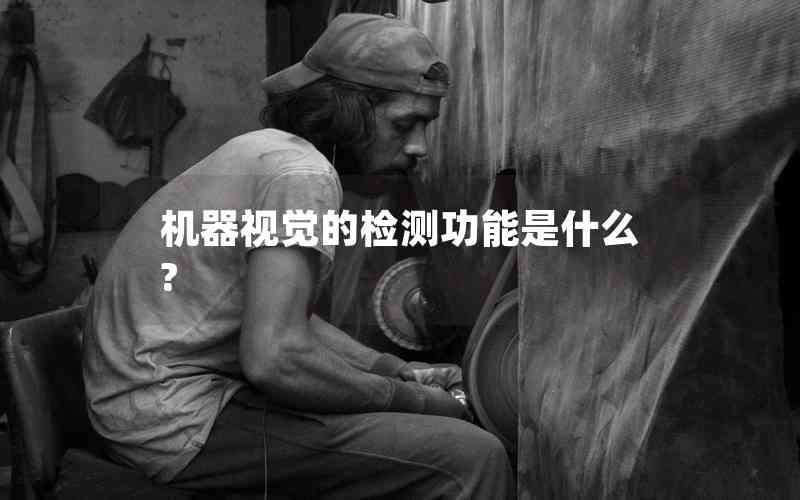 機器視覺的檢測功能是什么?