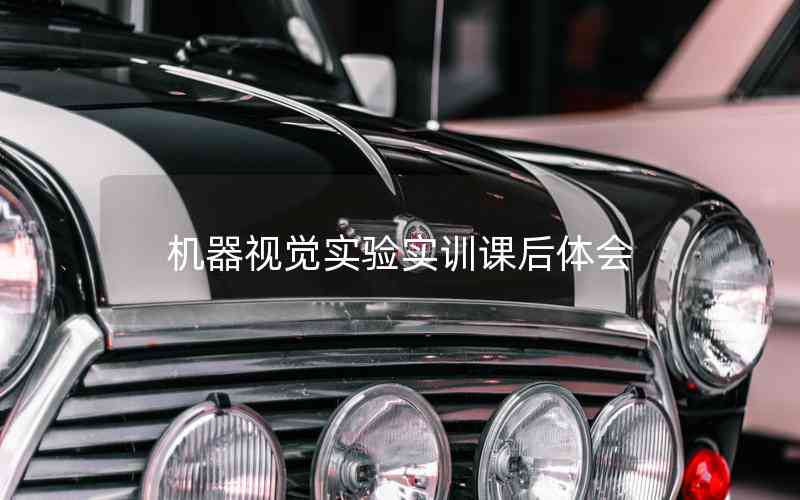 機(jī)器視覺實(shí)驗(yàn)實(shí)訓(xùn)課后體會