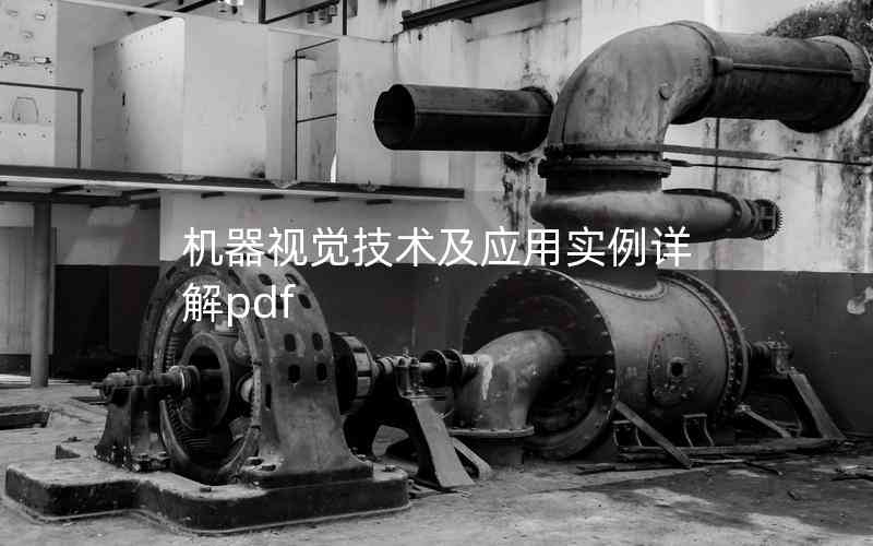 機(jī)器視覺技術(shù)及應(yīng)用實(shí)例詳解pdf