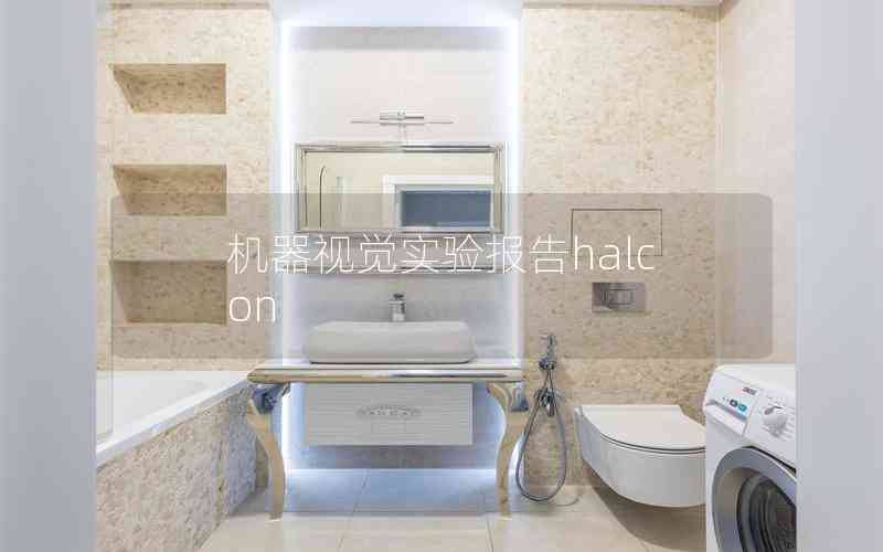 機(jī)器視覺實驗報告halcon