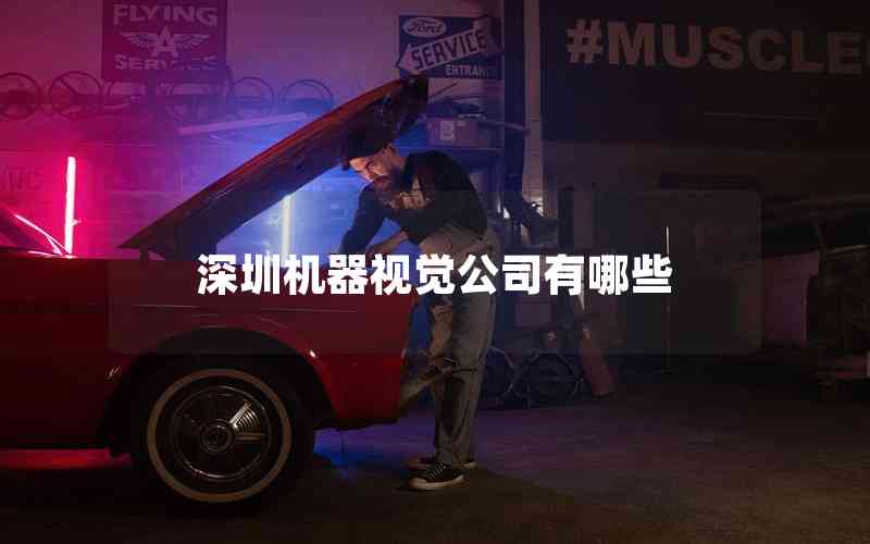 深圳機(jī)器視覺(jué)公司有哪些