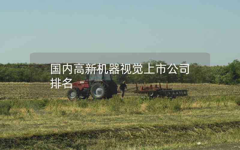 國(guó)內(nèi)高新機(jī)器視覺(jué)上市公司排名
