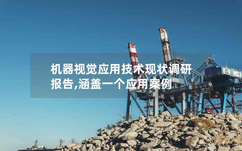 機(jī)器視覺應(yīng)用技術(shù)現(xiàn)狀調(diào)研報(bào)告,涵蓋一個(gè)應(yīng)用案例