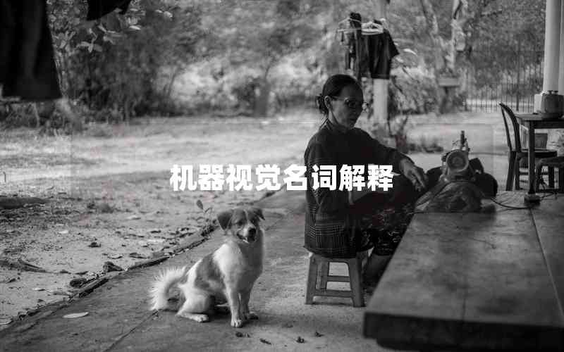 機(jī)器視覺(jué)名詞解釋