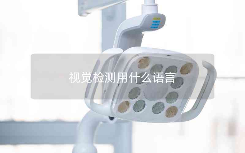 視覺(jué)檢測(cè)用什么語(yǔ)言