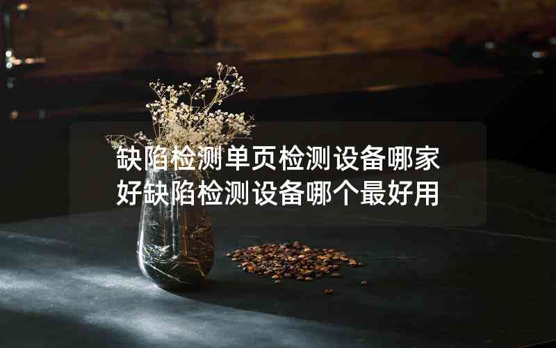 缺陷檢測單頁檢測設備哪家好缺陷檢測設備哪個最好用