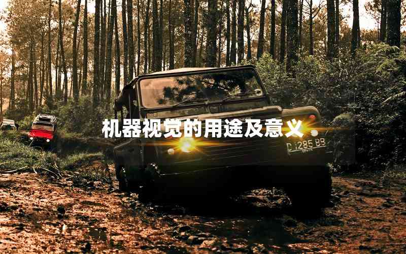 機(jī)器視覺的用途及意義