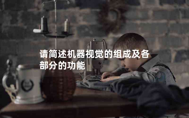 請簡述機(jī)器視覺的組成及各部分的功能